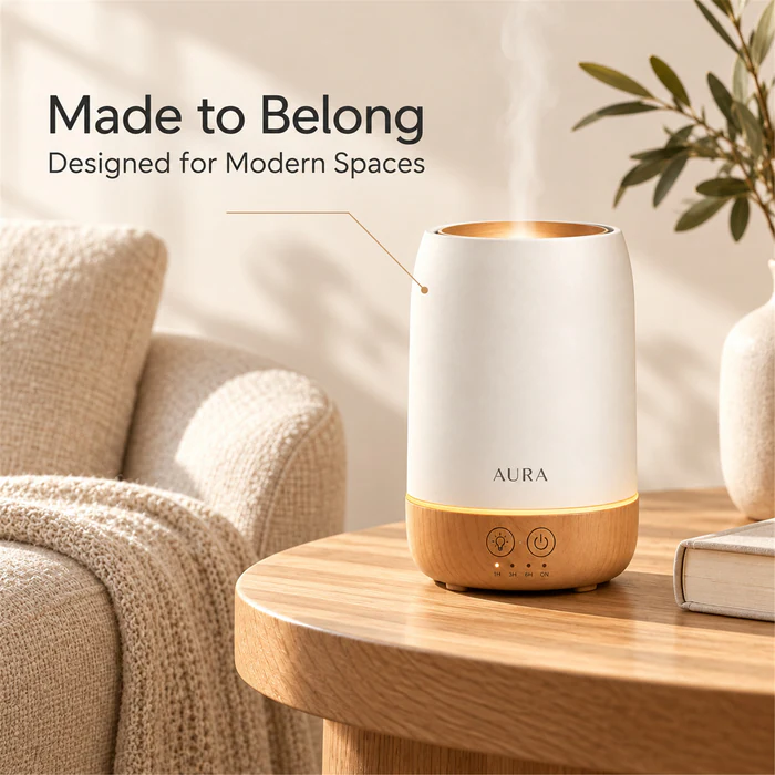 AURA 香薰机 L05:家居适配,完整作品